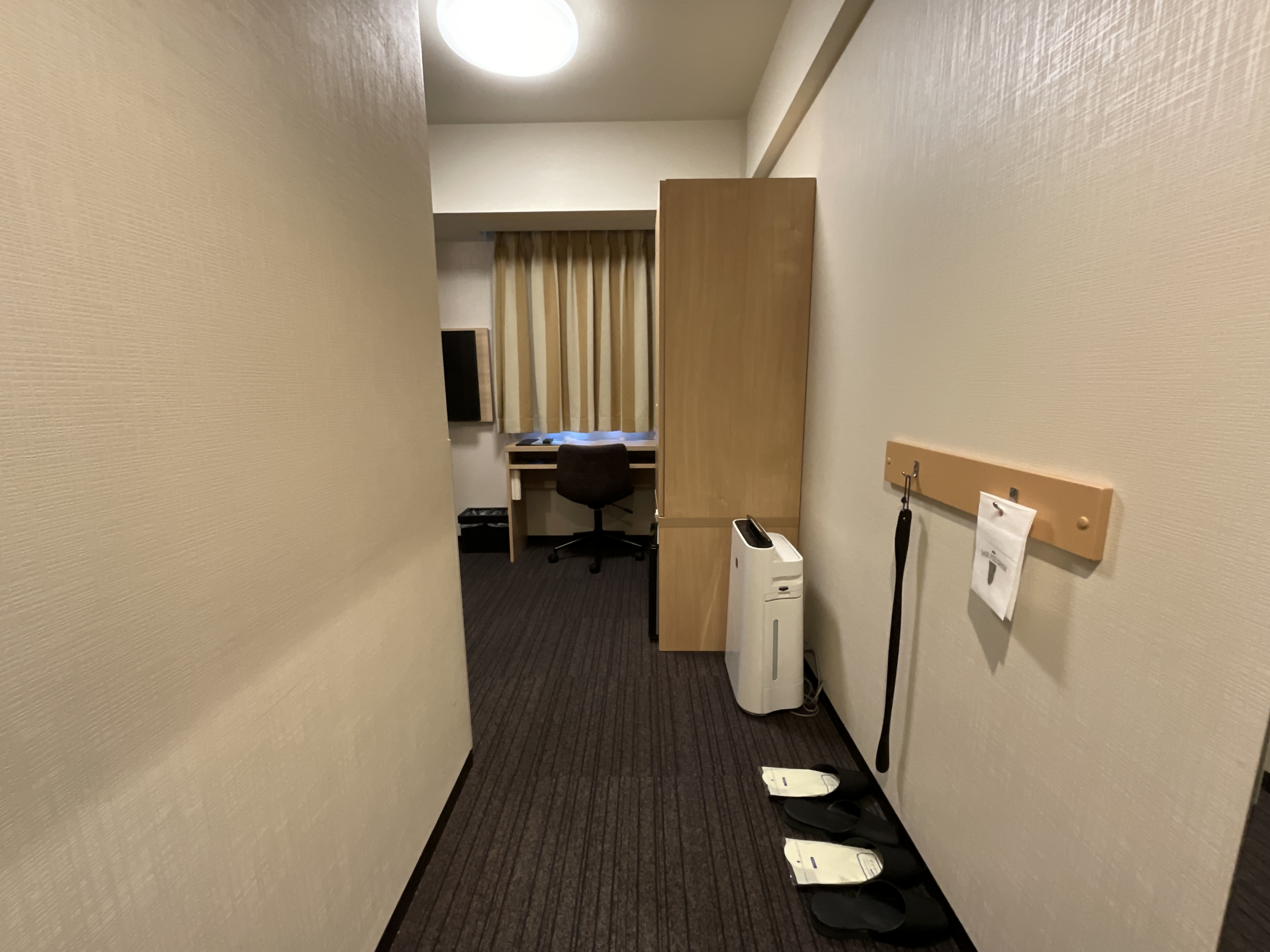 Photo of in-room passageway in an accessible room