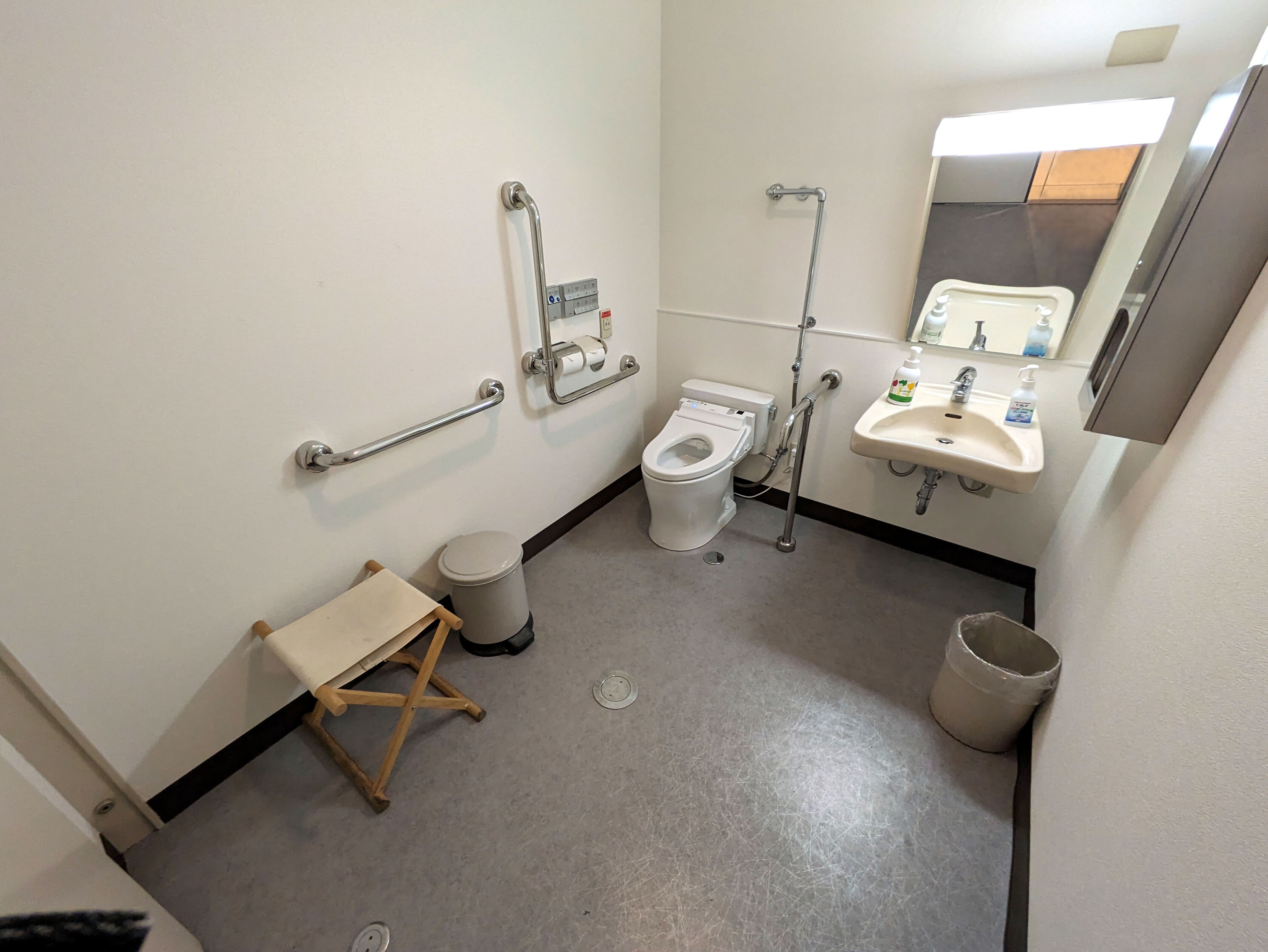 Photo of the handicapped-accessible toilet