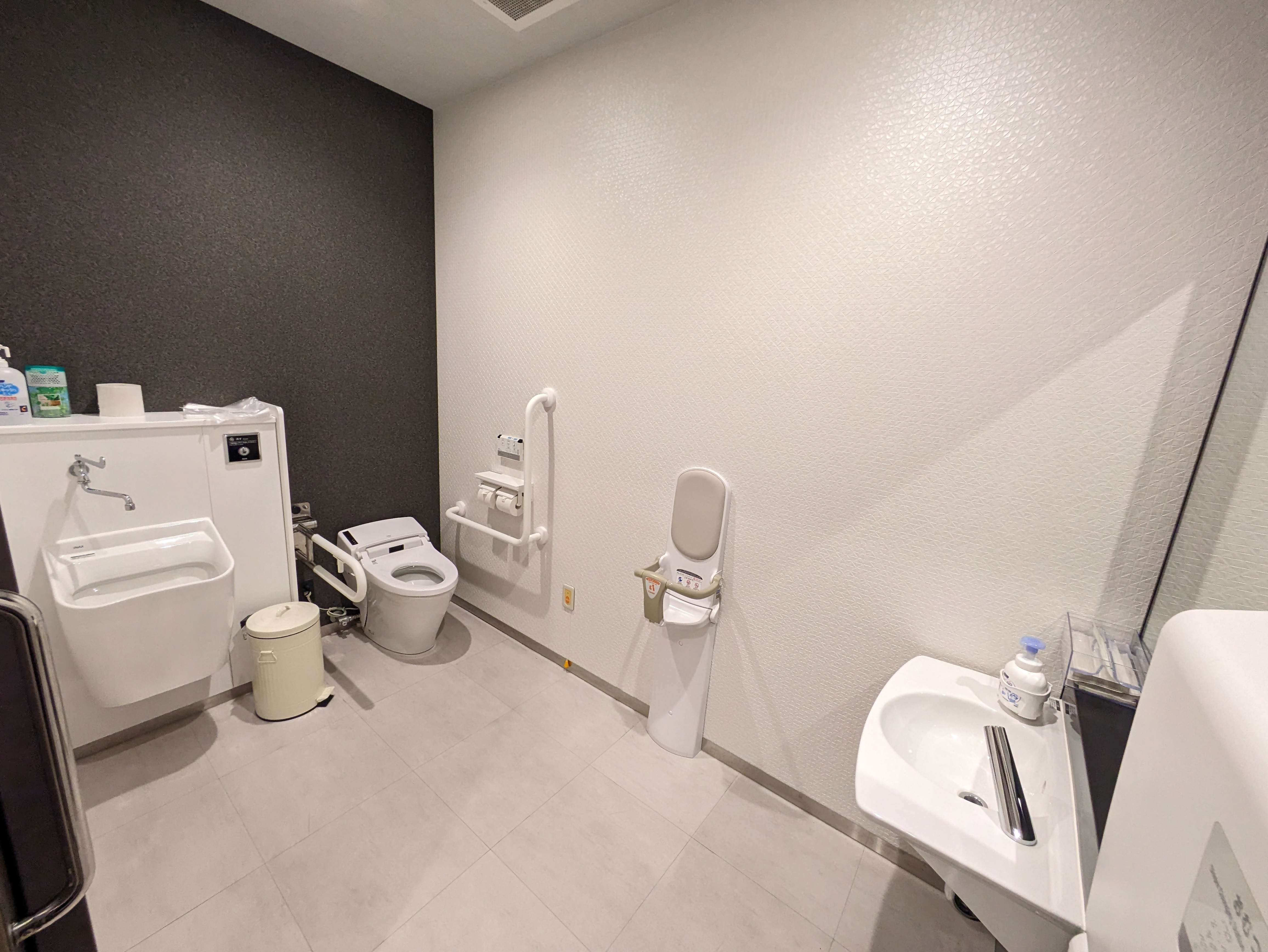 Photo of the handicapped-accessible toilet