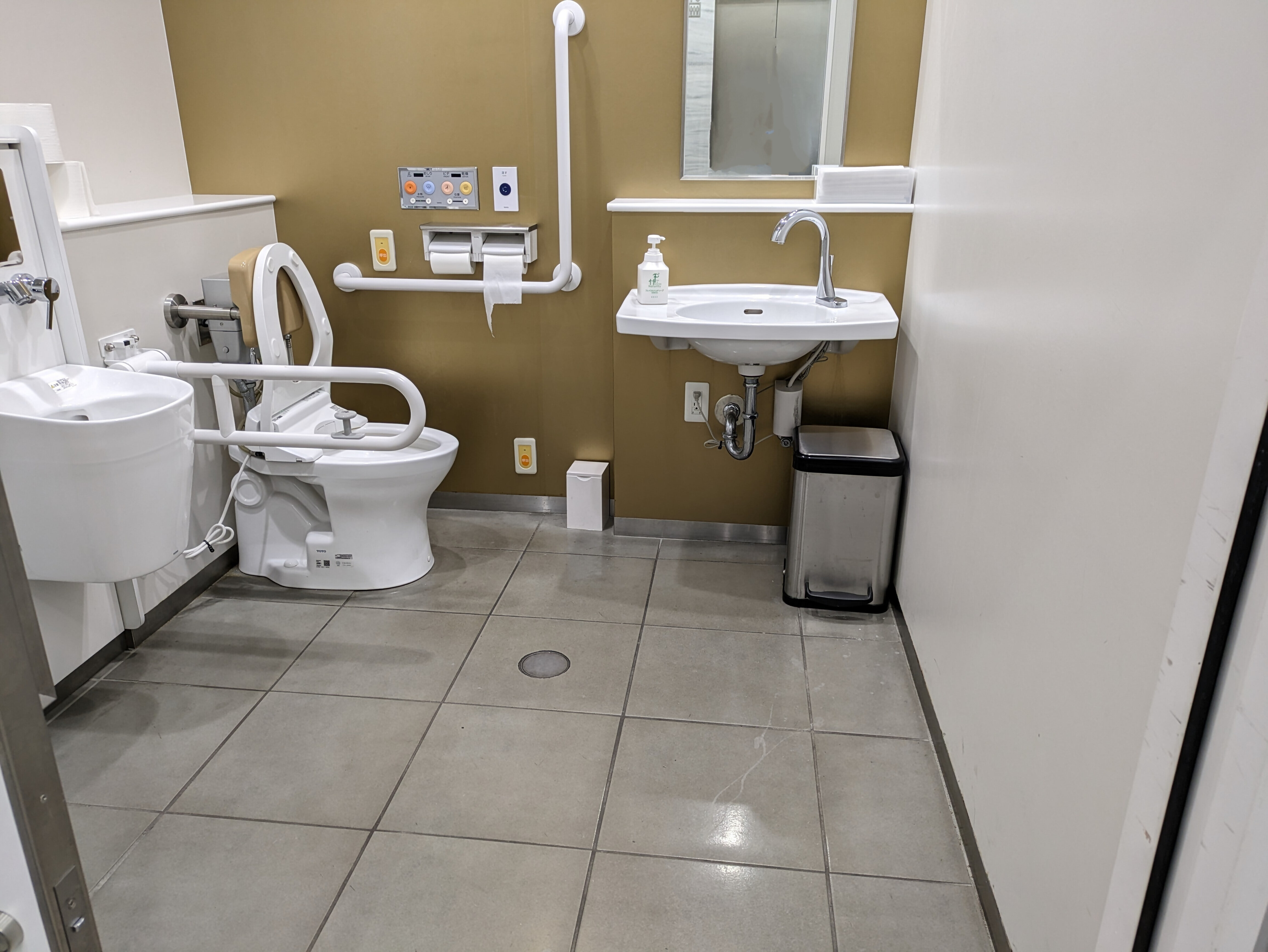 Photo of the handicapped-accessible toilet