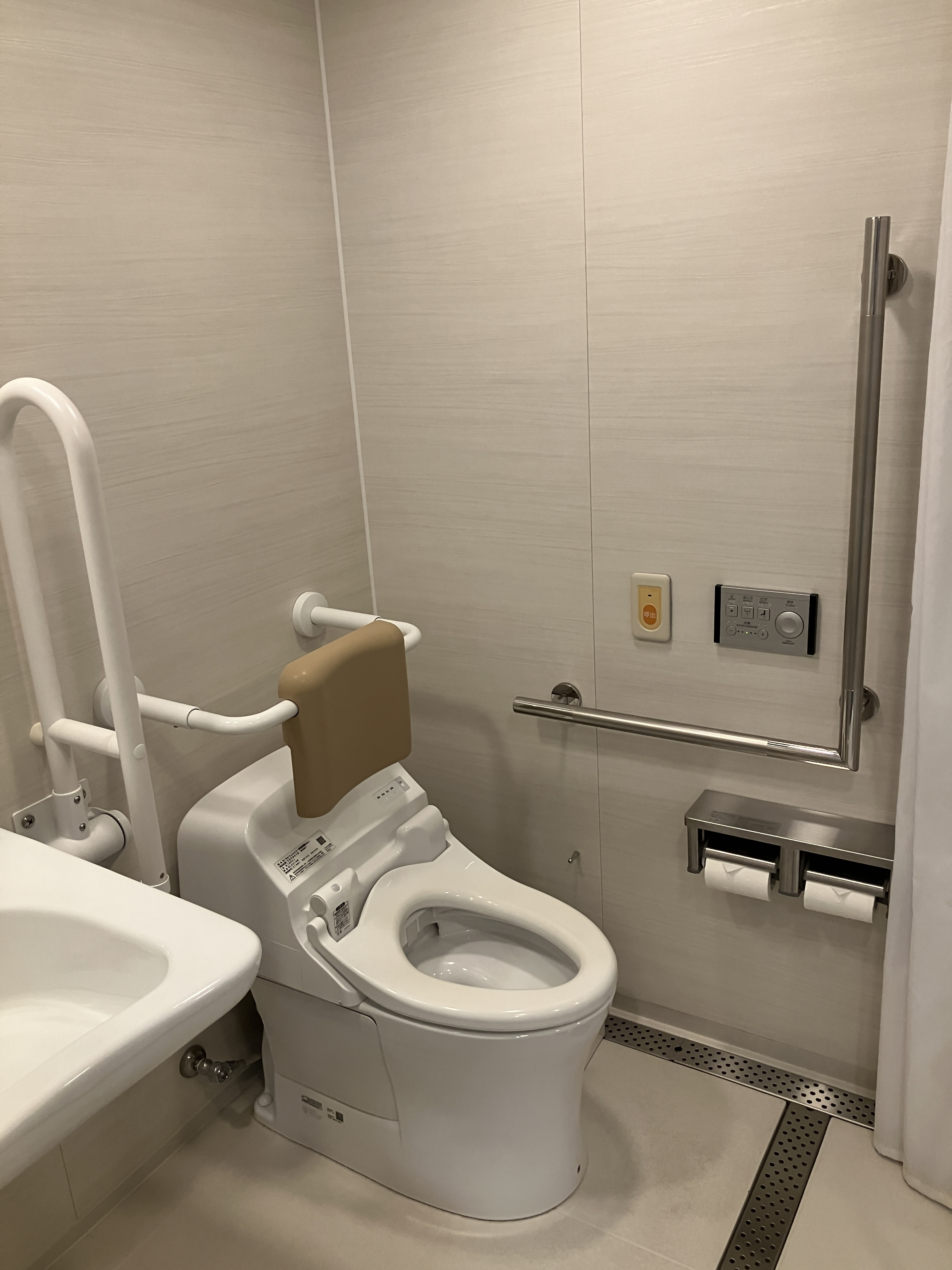 Photo of the accessible room toilet