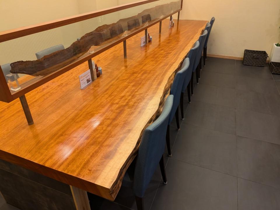 テーブルの写真